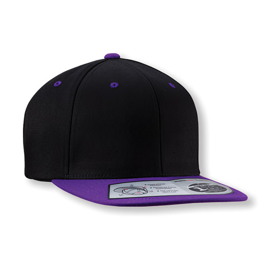 Flexfit FF110F - Snapback à Visière Plate en Laine Mélangée