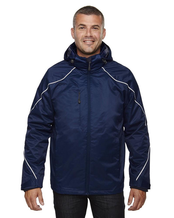 Ash City North End 88196T - Angle Pour Hommes Manteaux 3 En 1 Avec Manteaux Doublure Contrecollés De Molleton