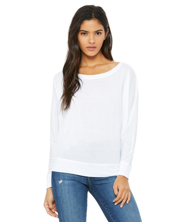 Bella+Canvas 8850 - Ladies Long-Sleeve Off Shoulder T-shirt