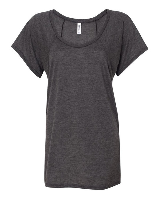 Bella+Canvas B8801 - Camiseta fluida de raglán para mujer Bella