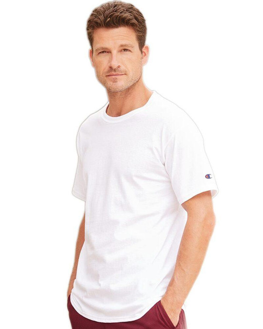 Champion T425 - Camiseta de manga corta sin etiqueta