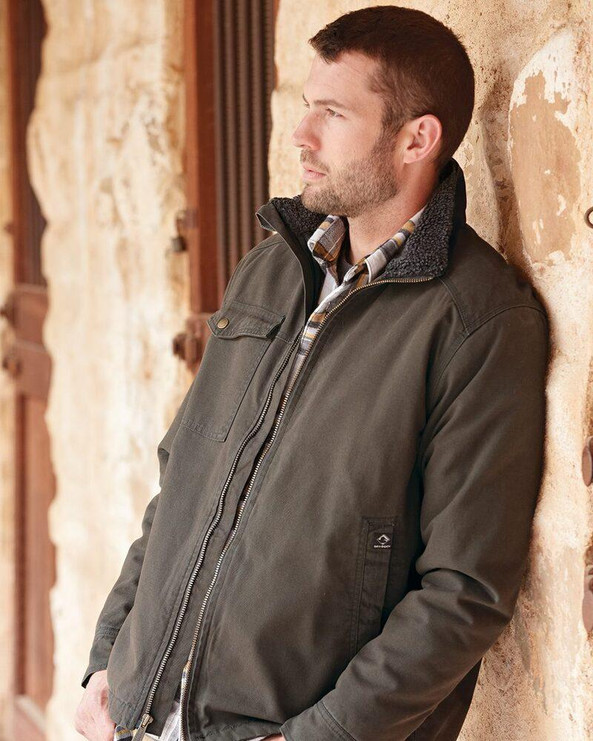 Dri Duck 5037 - Chaqueta de lona Endeavor Canyon con forro de sherpa