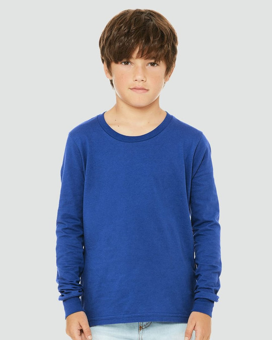 Bella+Canvas 3501Y - Camiseta de manga larga Youth Jersey