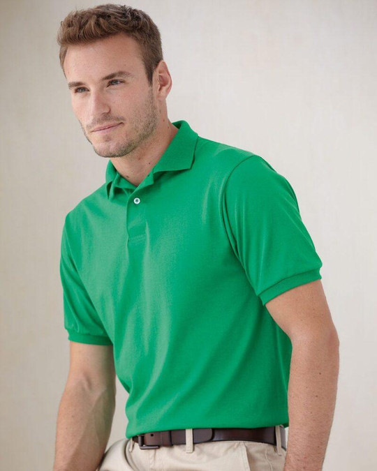 Hanes 054X - Camiseta Deportiva de Jersey Mezclado
