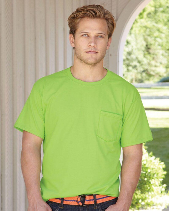 Hanes 5190 - Beefy-T® con bolsillo