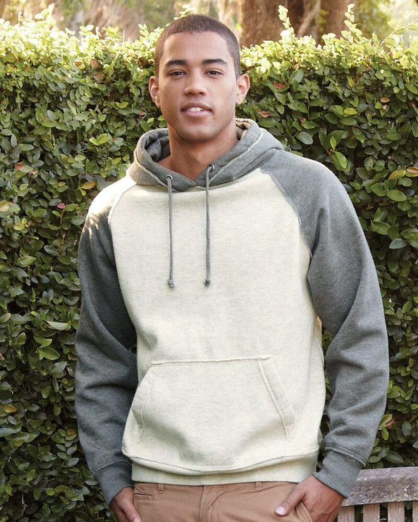 J. America 8885 - Sudadera con capucha Vintage Heather