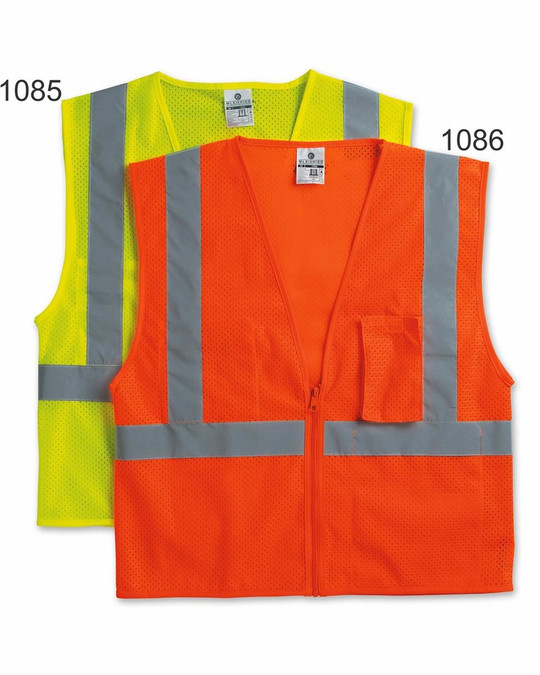 ML Kishigo 1085-1086 - Chaleco de malla Ultra-Cool™ con bolsillos