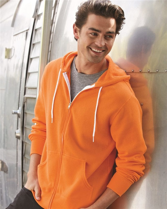 Independent Trading Co. AFX90UNZ - Sweatshirt à capuche unisexe à fermeture intégrale