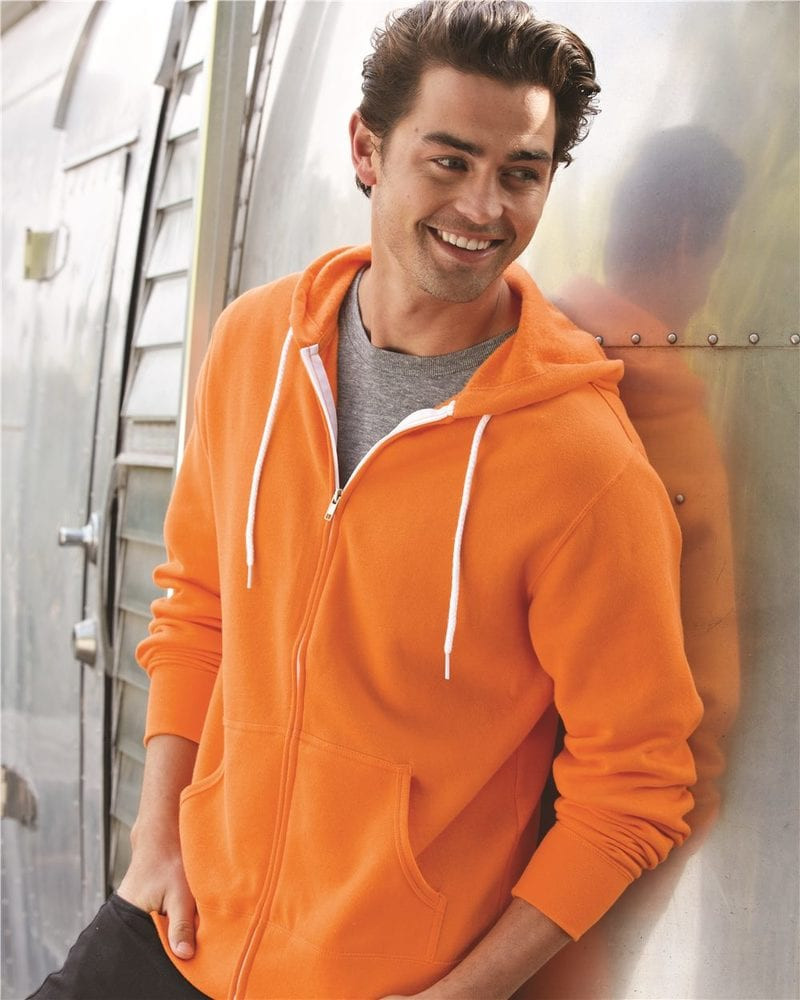 Independent Trading Co. AFX90UNZ - Sweatshirt à capuche unisexe à fermeture intégrale