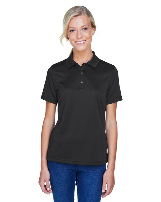 Harriton M345W - Polo de Performance à Patte à Pression IL Advantage pour Dames