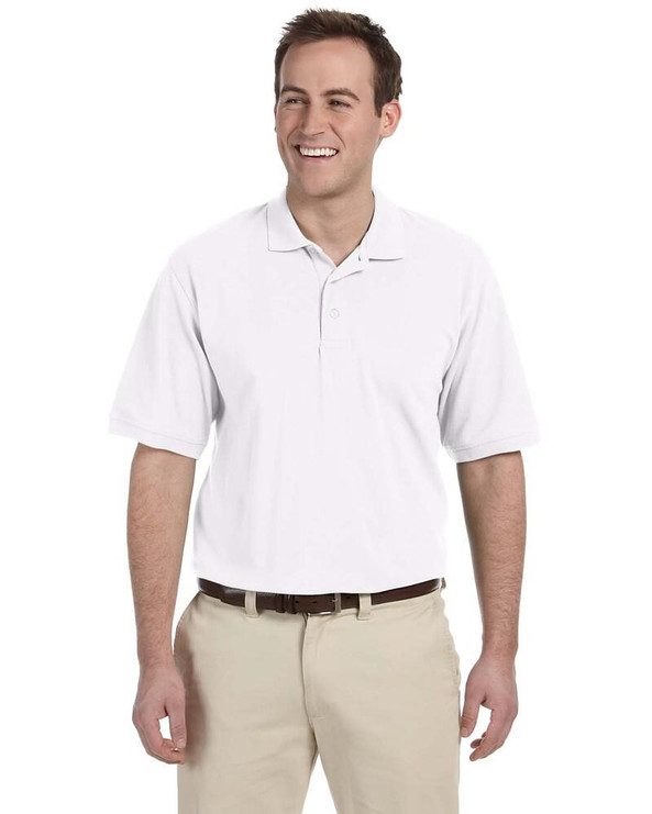 Harriton M265T - Men's Tall Easy Blend Polo