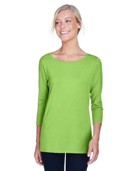 Devon & Jones DP192W - Perfect Fit Top de Punto de Ballet para Dama de Largo de Pulsera