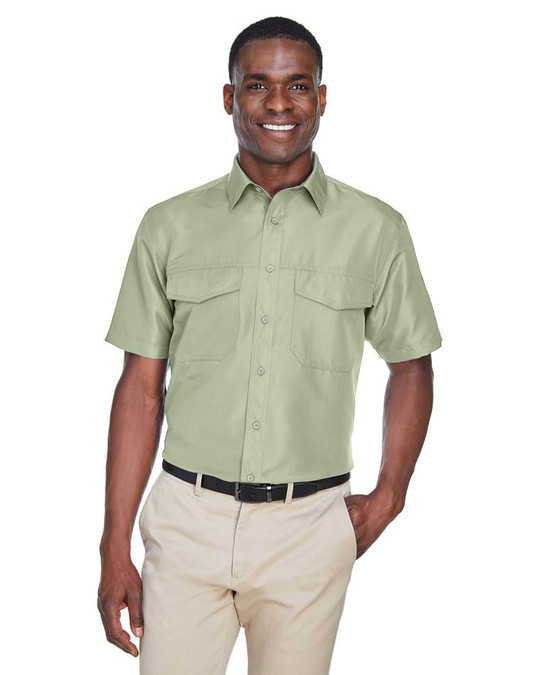 Harriton M580 - Camisa de Desempeño para Personal de Manga Corta Key West