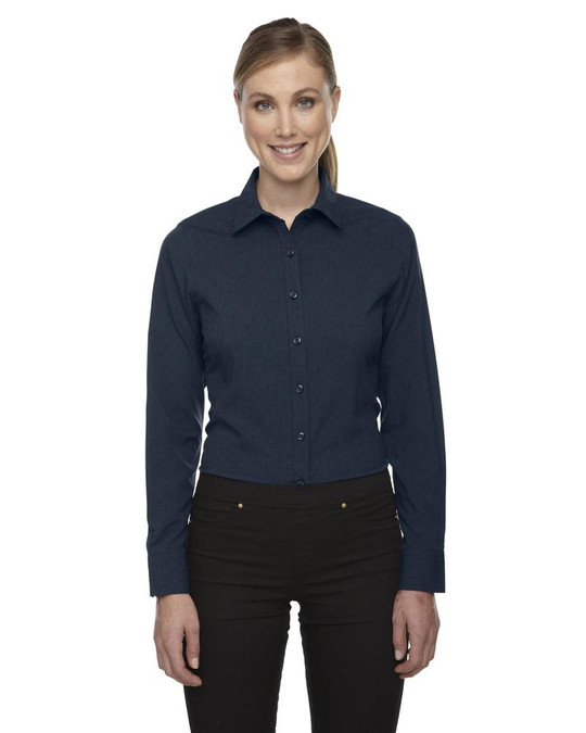 North End Sport Blue 78802 - Camiseta de Rendimiento Mélange para Damas