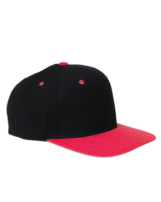 Yupoong 6089 - Casquette Snapback Classique à Visière Plate Structurée à 6 Panneaux