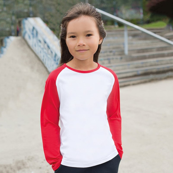 SF Mini SM271 - Kids long sleeve baseball T