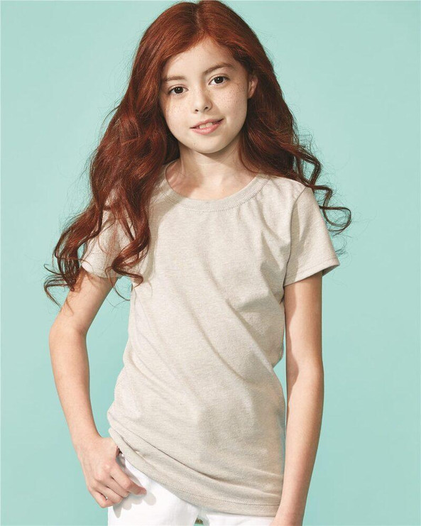 Next Level 3712 - Girls' Princess CVC Tee