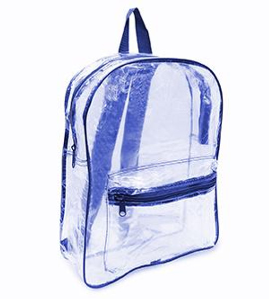 Liberty Bags 7010 - MOCHILA DE PVC TRANSPARENTE