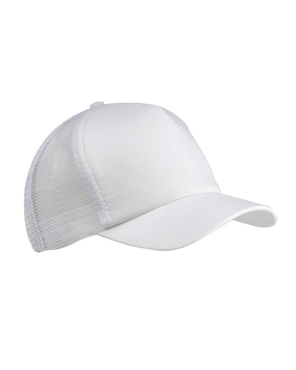 Big Accessories BX010 - Gorra Trucker de sarga de 5 paneles