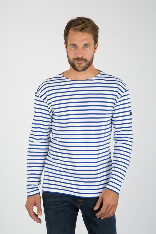 ARMOR LUX AM120 - Langärmeliges gestreiftes T-Shirt
