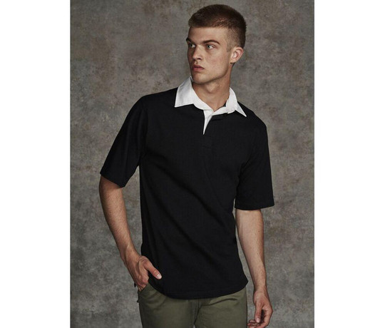 FRONT ROW FR003 - SHORT SLEEVED RUGBY SHIRT