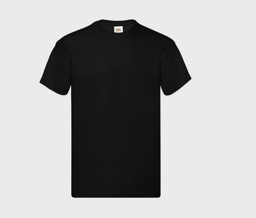 T-shirt Fruit Of The Loom Homme - Col Et Poignets Côtelés - 65% Polyester/35% Coton - Coupe Classique