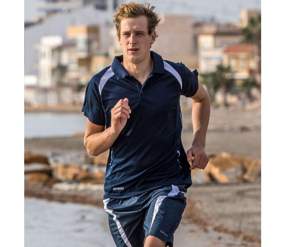 SPIRO SP177 - Breathable sports polo shirt