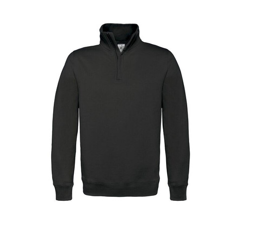 B&C BCID4 - 1/4 zip Cotton Rich Sweatshirt