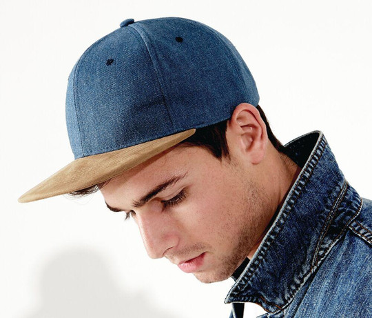 Beechfield BF668 - Suede Peak-Snapback