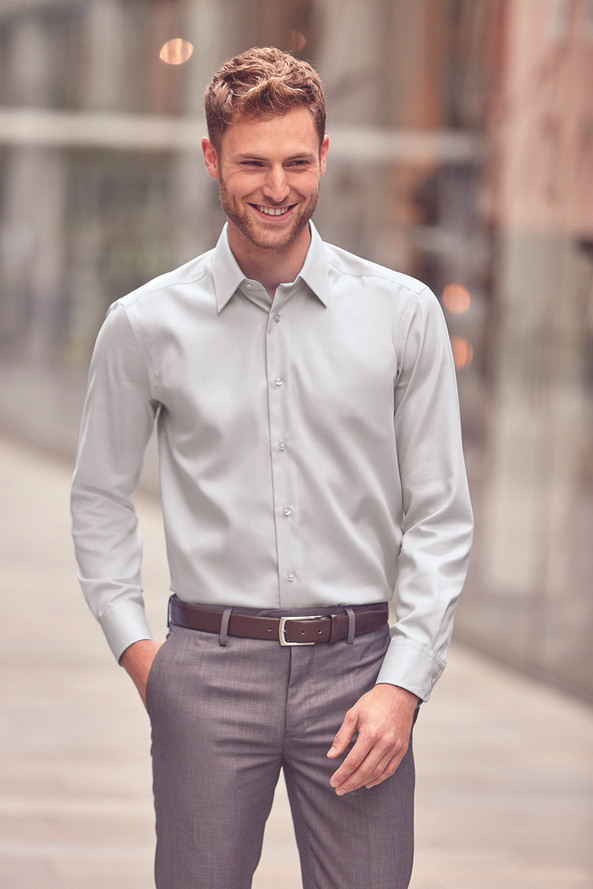 Russell Collection JZ958 - Men's Long Sleeve Tailored Ultimate Non Iron Shirt