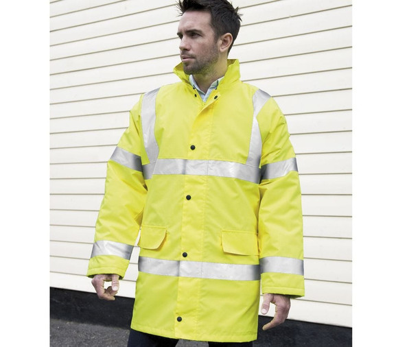 RESULT RS218 - HI VIZ MOTORWAY COAT