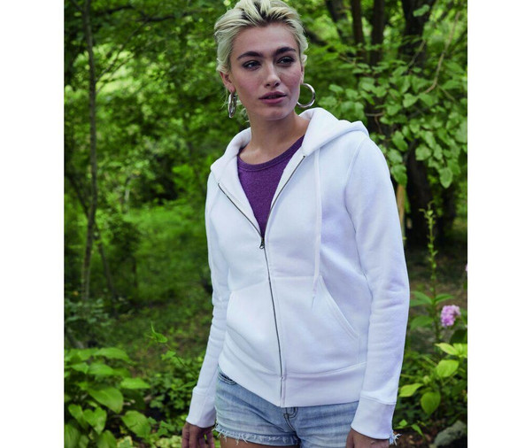 Fruit of the Loom SC375 - Premium 70/30 lady-fit hooded sweatshirt jacket