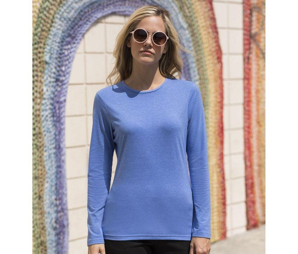 Skinnifit SK124 - SF Ladies Feel Good Long Sleeve Stretch T-Shirt
