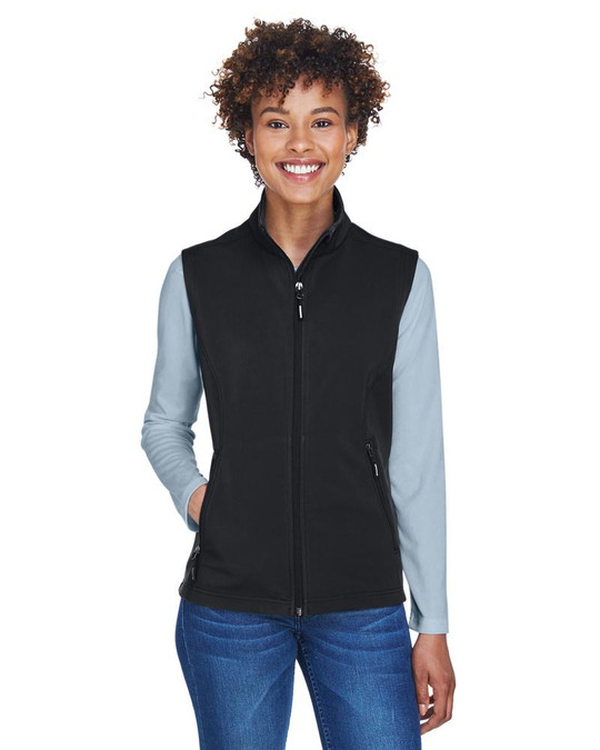 Core 365 CE701W - Gilet Soft Shell à Deux Couches en Polaire Collée pour Femmes