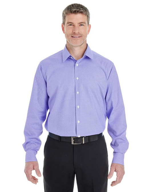 Devon & Jones DG532 - Chemise Crown Collection Royal Dobby pour hommes