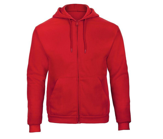 B&C ID205 - Polycotton zipped hoody