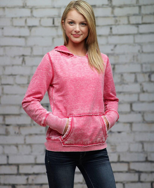 J. America JA8912 - Sudadera con capucha Zen para mujer