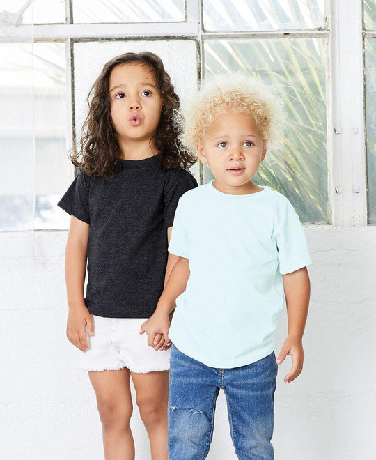 Bella+Canvas B3413T - Camiseta de manga corta Triblend para niños pequeños