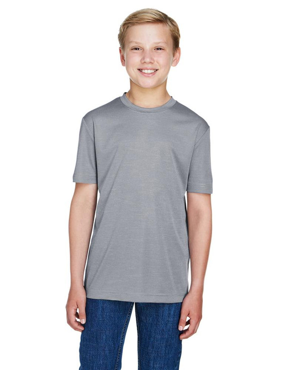 Team 365 TT11HY - Youth Sonic Heather Performance T-Shirt