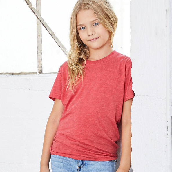 Bella+Canvas C3413Y - CAMISETA DE MANGA CORTA YOUTH TRIBLEND