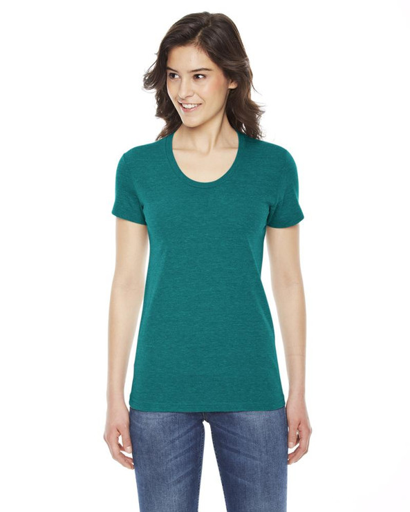 American Apparel TR301W - Ladies Triblend Short-Sleeve Track T-Shirt