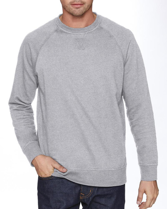 Next Level N9000 - Crew unisexe en molleton français raglan
