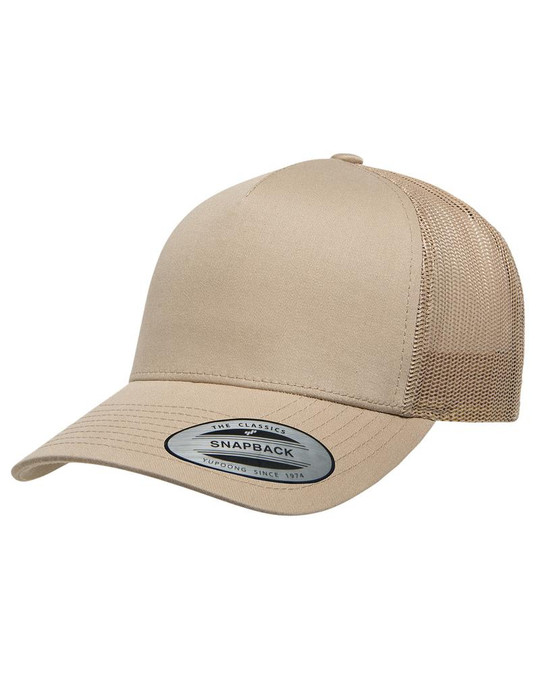 Yupoong 6506 - Casquette Trucker Rétro 5 Panneaux pour Adultes