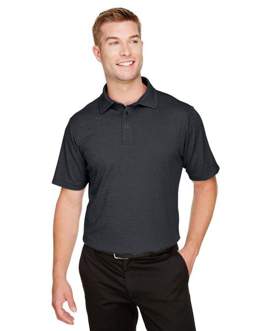 Devon & Jones DG22 - Polo Mélange d'Adresse pour Hommes CrownLux Performance