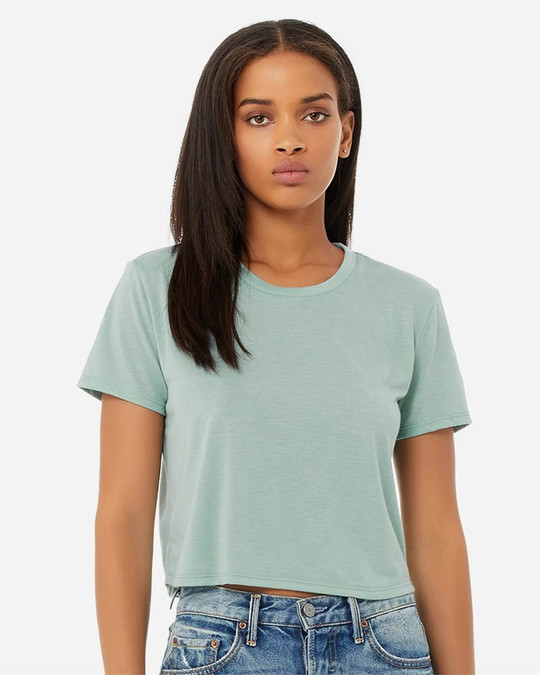 Bella+Canvas B8882 - Ladies Flowy Cropped T-Shirt