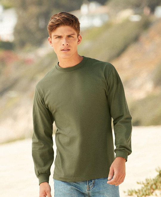 Alstyle AL1304 - Camiseta de manga larga para adulto de 6.0 oz., 100% algodón