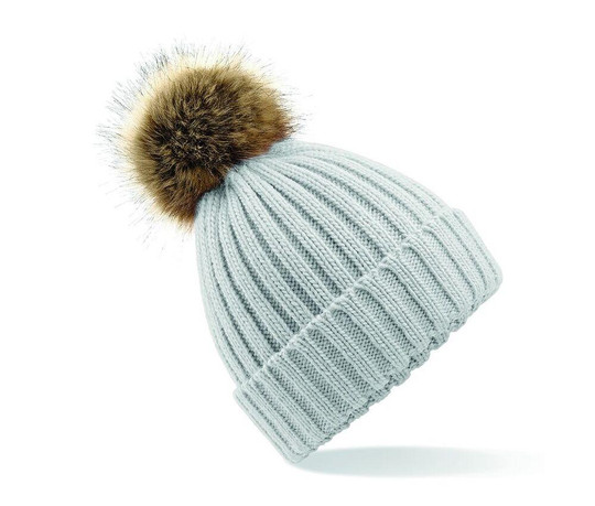 Beechfield BF412 - Big mesh Pop Pom beanie
