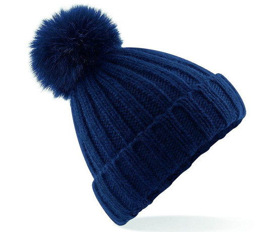 Beechfield BF413 - Verbier large mesh Pop Pom beanie
