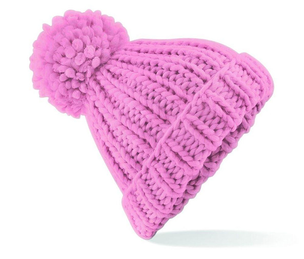 Beechfield BF483 - Large hand knitted hat