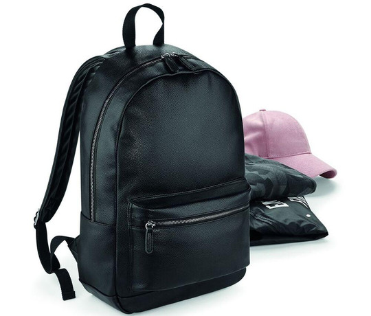 BAG BASE BG255 - FAUX LEATHER FASHION BACKPACK
